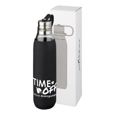 Borraccia in vetro 650ml Dolly - colore Nero