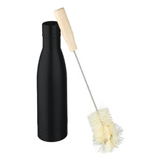 Set di borraccia termica con spazzola - colore Nero