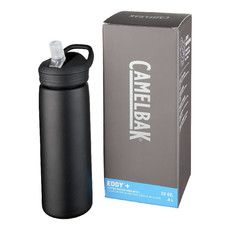 Borraccia termica sottovuoto in rame da 600 ml Eddy+ - colore Nero