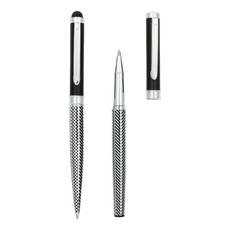 Set regalo penne Empire Luxe - colore Argento/Nero