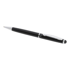 Penna a sfera con stylus  Luxe - colore Nero