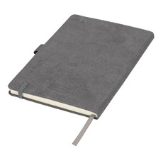 Blocco note A5 in pelle scamosciata - colore Grigio
