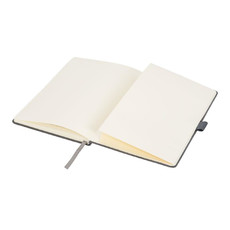 Blocco note A5 in pelle scamosciata - colore Grigio