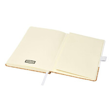 Blocco note A5 in Tpu e sughero - colore Bianco