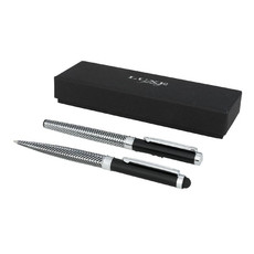 Set regalo penne Empire Luxe - colore Argento/Nero