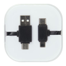 Cavo di ricarica in custodia - colore Nero