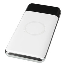 Power bank wireless 10.000 mAh e LED - colore Bianco