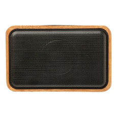 Altoparlante e base di ricarica in legno di mogano - colore Legno