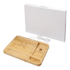 Organizer da scrivania in bamboo - colore Legno