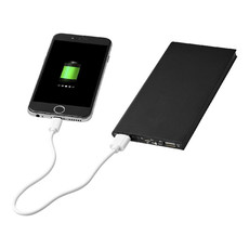 Power bank in alluminio Universe - colore Nero
