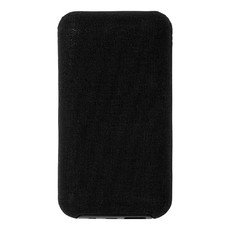 Power bank wireless in bambù e tessuto - colore Legno/Nero