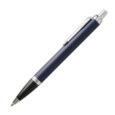 Penna a sfera IM Parker - colore Blu/Argento
