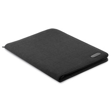 Cartella A4 in poliestere bicolore colore nero MO9549-03