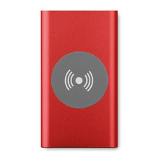 Power Bank wireless 4000mAh colore rosso