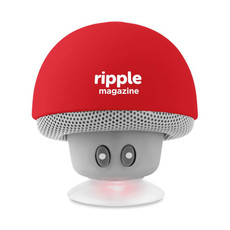 Speaker bluetooth con ventosa colore rosso
