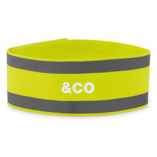 Fascia da braccio in licra colore giallo neon