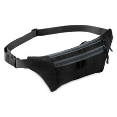 Marsupio in poliestere jacquard colore nero