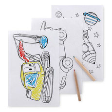 Set per colorare colore beige