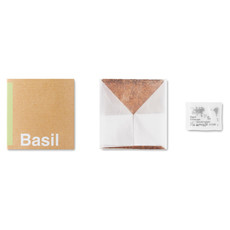 Sacchetto con semi di basilico colore beige