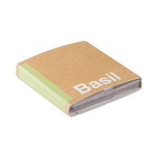 Sacchetto con semi di basilico colore beige