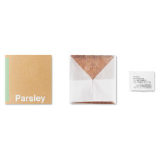 Sacchetto con semi di prezzemolo colore beige