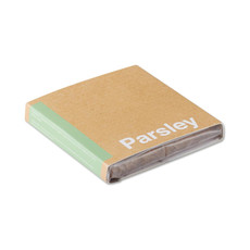 Sacchetto con semi di prezzemolo colore beige