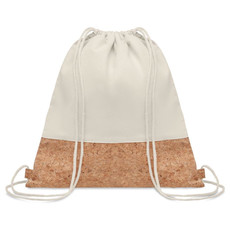 Sacca in cotone e sughero colore beige MO9515-13