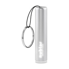 Torcia a LED in con logo luminoso colore argento MO9469-14