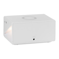 Orologio da tavolo con ricarica wireless colore bianco