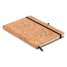 Quaderno A5 in sughero colore nero