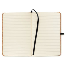 Quaderno A5 in sughero colore nero