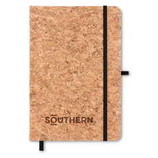 Quaderno A5 in sughero colore nero