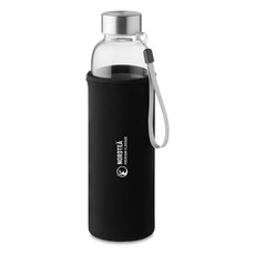 Bottiglia in vetro con infusore colore nero