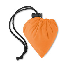 Shopper in cotone colorato ripiegabile colore arancio