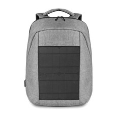 Zaino con pannello solare colore nero