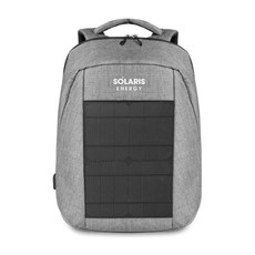 Zaino con pannello solare colore nero