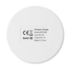 Caricatore wireless rotondo colore bianco