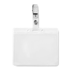 Porta badge in PVC colore trasparente MO9642-22