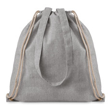Sacca shopper in cotone riciclato colore grigio MO9603-07