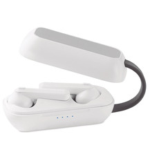 Auricolari e base di carica wireless colore bianco MO9768-06