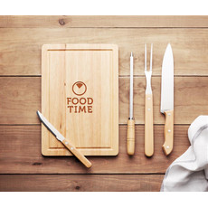 Set accessori barbecue colore nero