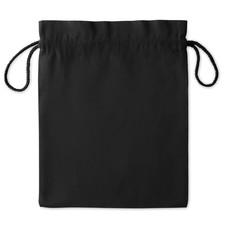 Sacca media in cotone nero colore nero