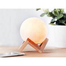 Speaker Bluetooth a forma di Luna colore bianco