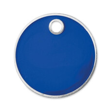 Portachiavi con gettone EURO colore blu royal