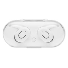 Set 2 auricolari wireless Bluetooth TWS 5.0 colore bianco