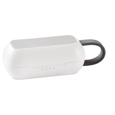 Auricolari e base di carica wireless colore bianco