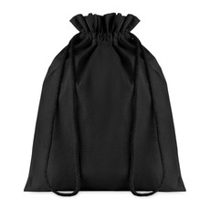 Sacca media in cotone nero colore nero MO9731-03