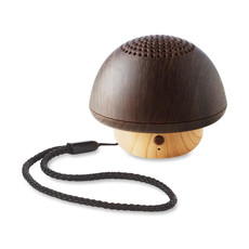Speaker Bluetooth a forma di fungo effetto legno colore marrone MO9718-01