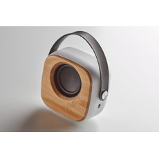 Speaker 3W in bamboo colore bianco