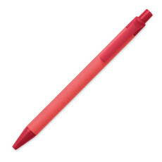 Penna a sfera in PLA di mais colore rosso